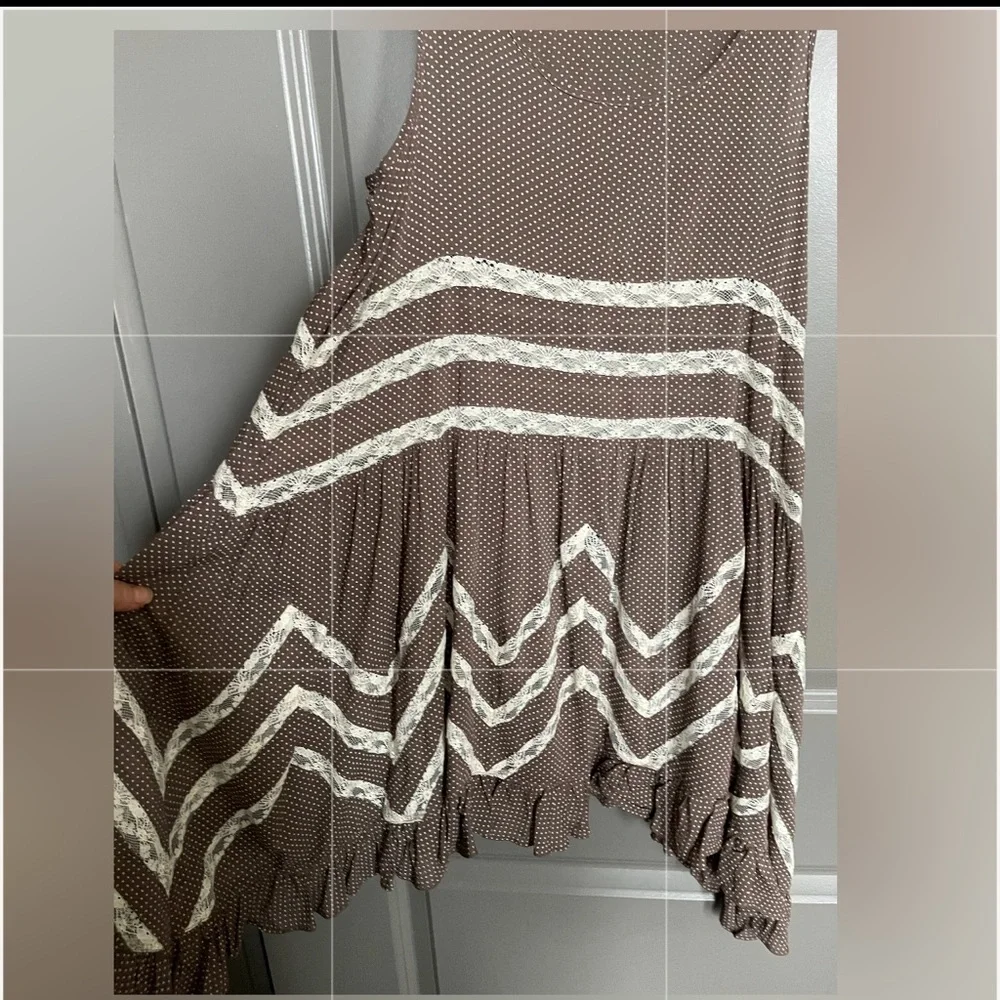 Vintage free people dress lace insert XS/tp